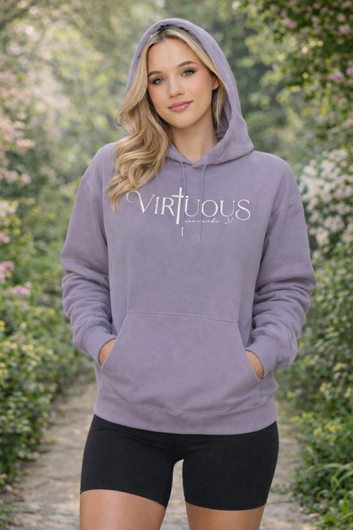 la gear hoodie ladies VIRTUOUS LADIES HOODIE plum / xl