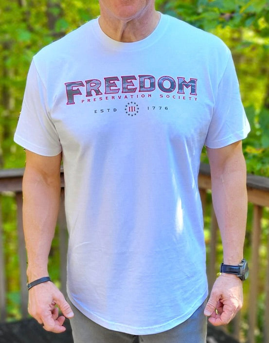 FREEDOM PRESERVATION SOCIETY TONAL CURVE TEE