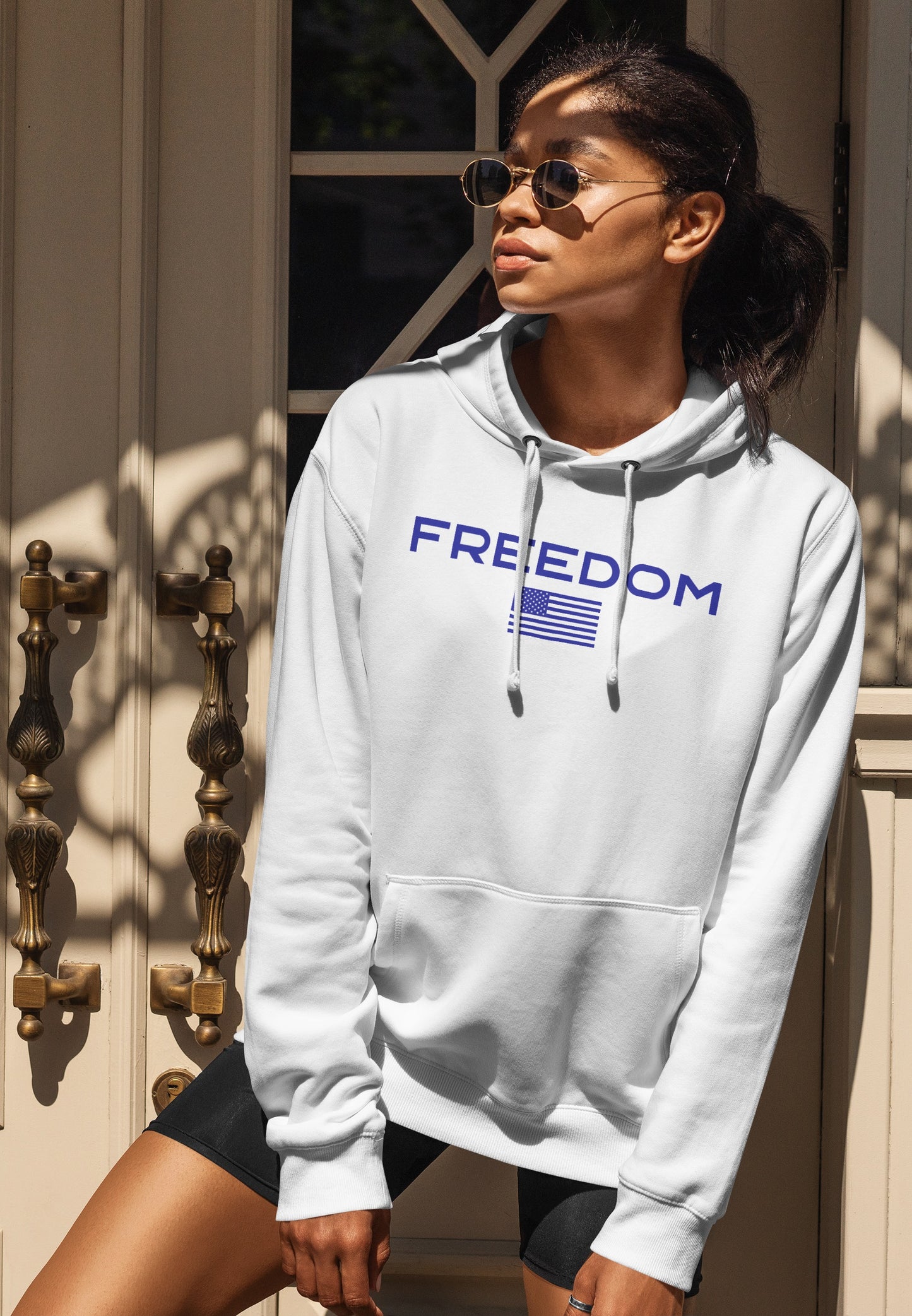 FREEDOM FLAG UNISEX HOODIE