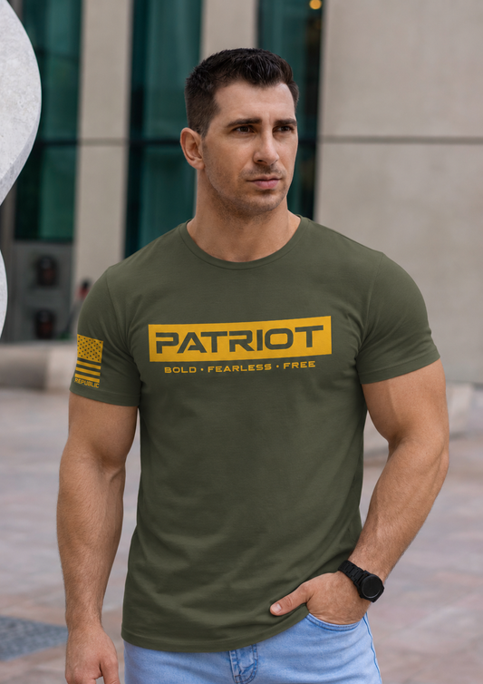 PATRIOT - BOLD - FEARLESS - FREE