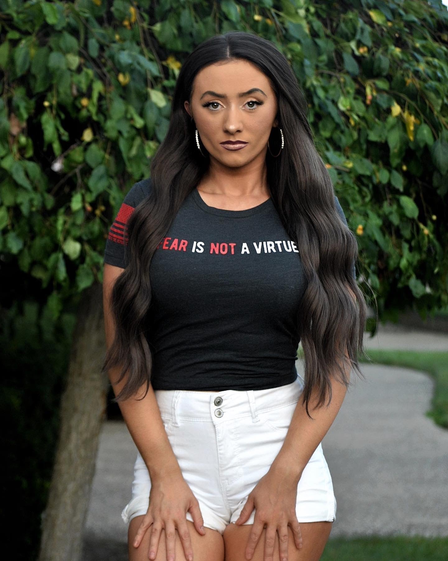 FEAR IS NOT A VIRTUE LADIES TEE