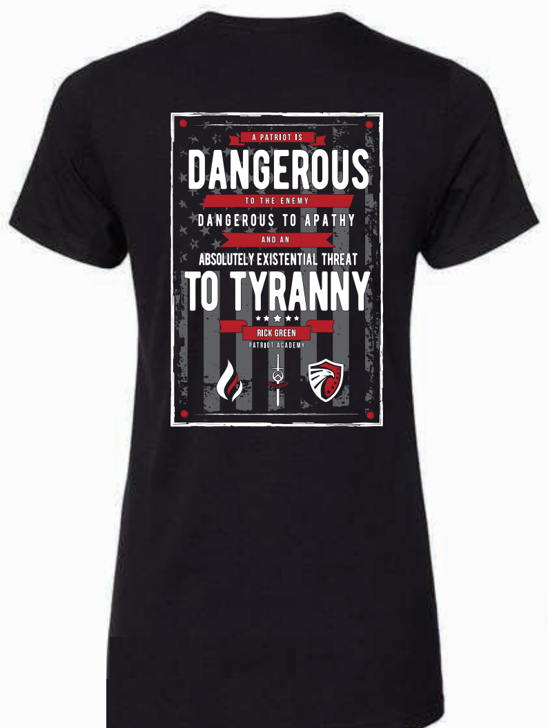 FEAR IS NOT A VIRTUE LADIES TEE