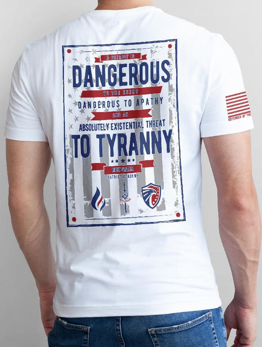 'FEAR IS NOT A VIRTUE' UNISEX TEE