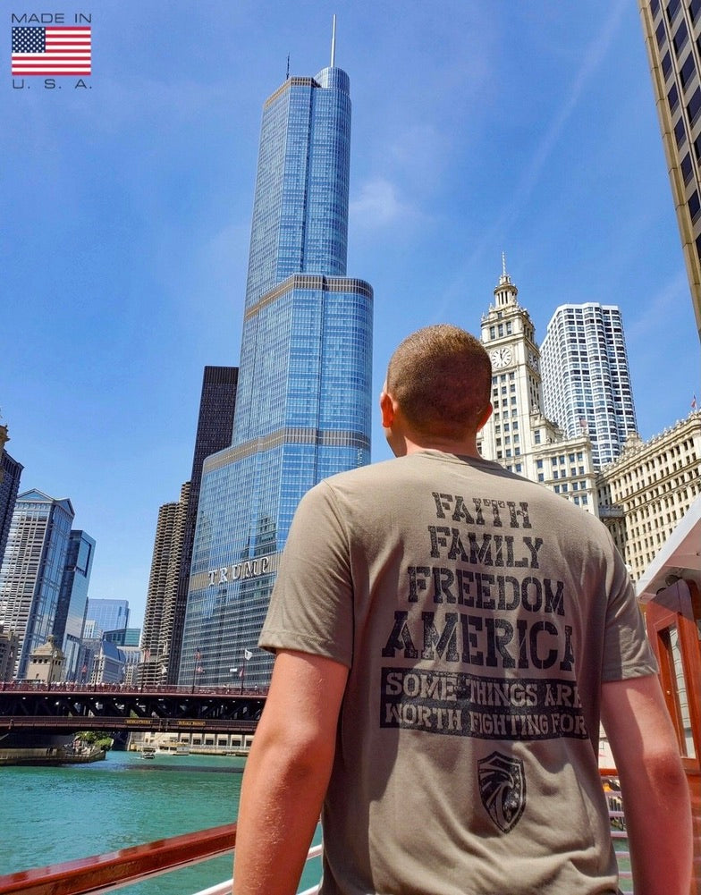 WORTH FIGHTING FOR DFNDR MEN'S TEE