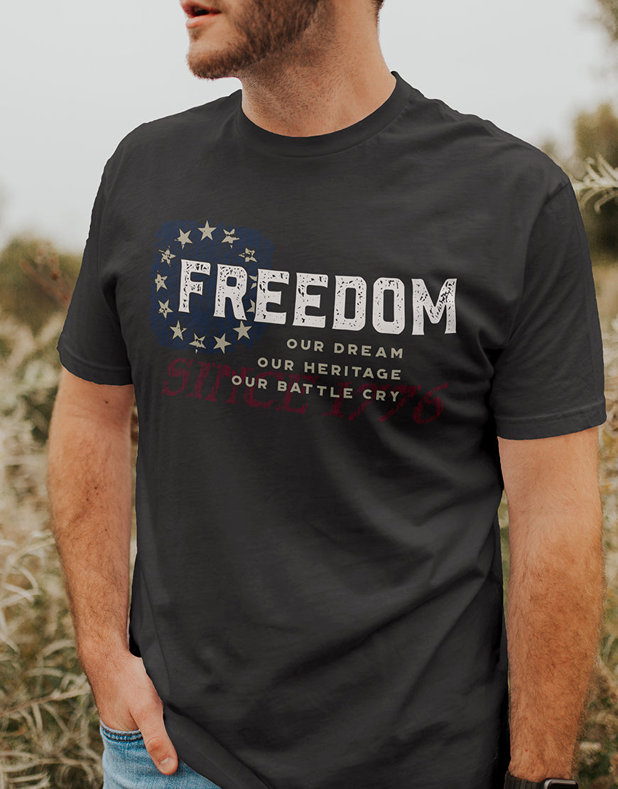 BETSY ROSS AMERICAN PATRIOT MEN'S TEE