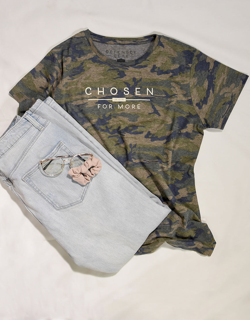 'CHOSEN FOR MORE' LADIES JERSEY TEE