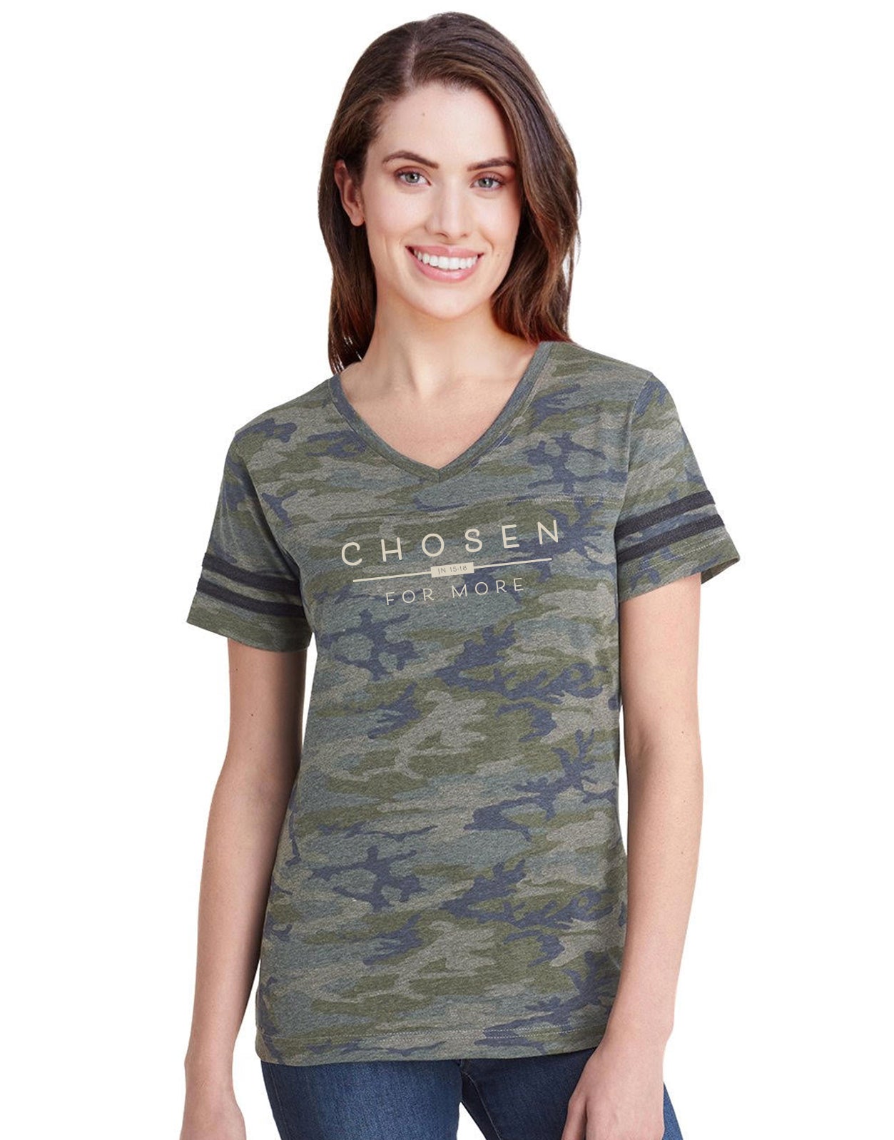 'CHOSEN FOR MORE' LADIES JERSEY TEE