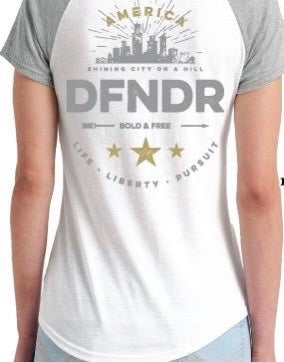 'CITY ON A HILL' LADIES TEE