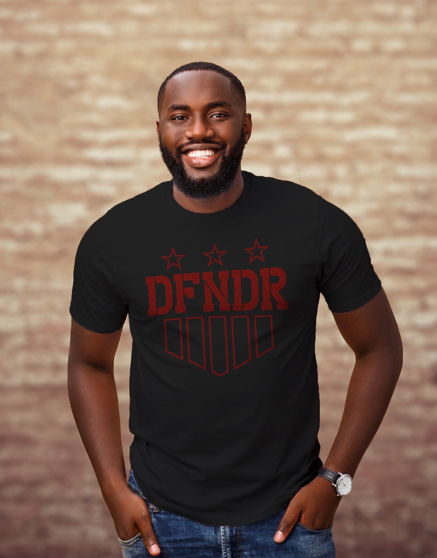 DFNDR SHIELD SIGNATURE MENS TEE