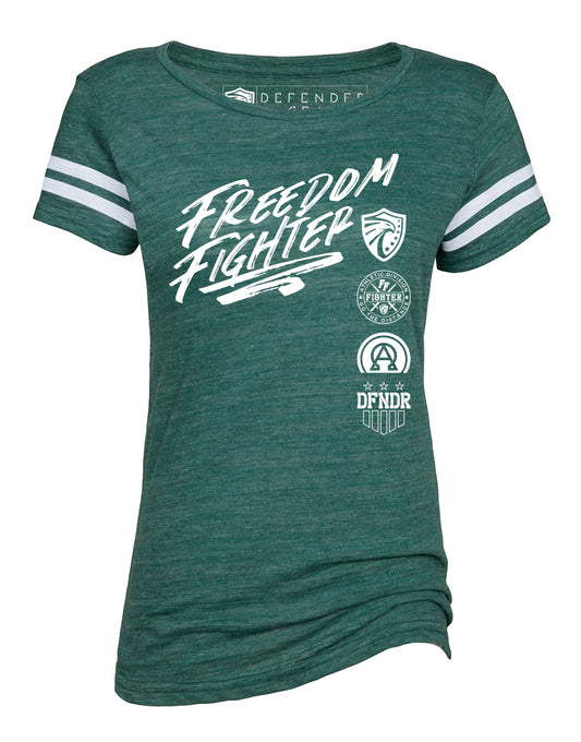 VINTAGE FREEDOM FIGHTER LADIES TEE