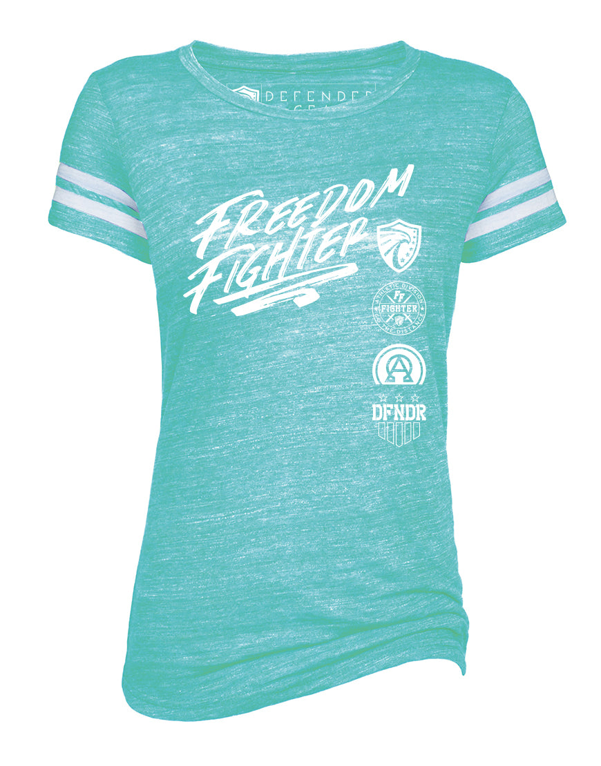 VINTAGE FREEDOM FIGHTER LADIES TEE