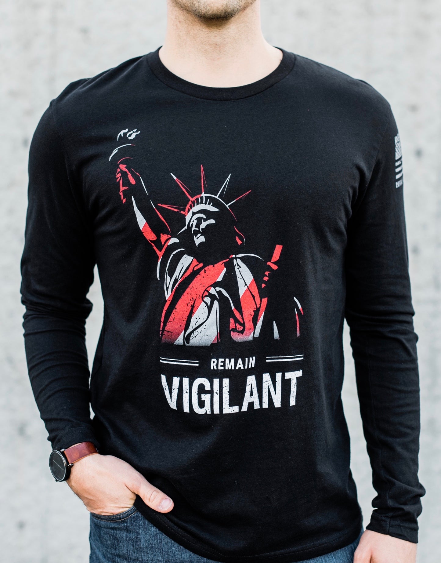 REMAIN VIGILANT MEN'S TEE