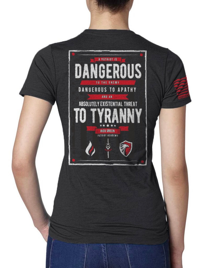 FEAR IS NOT A VIRTUE LADIES TEE