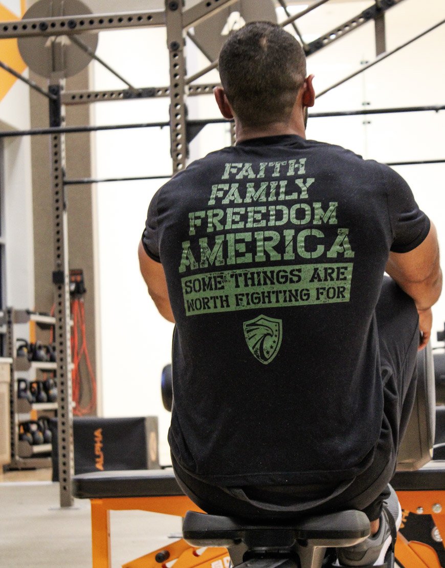 WORTH FIGHTING FOR DFNDR MEN'S TEE