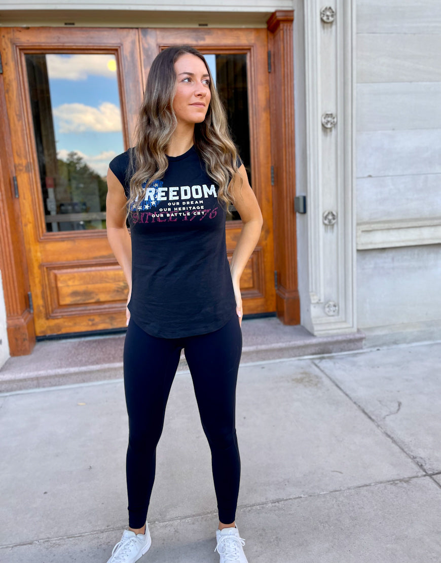 BETSY ROSS AMERICAN PATRIOT LADIES TEE