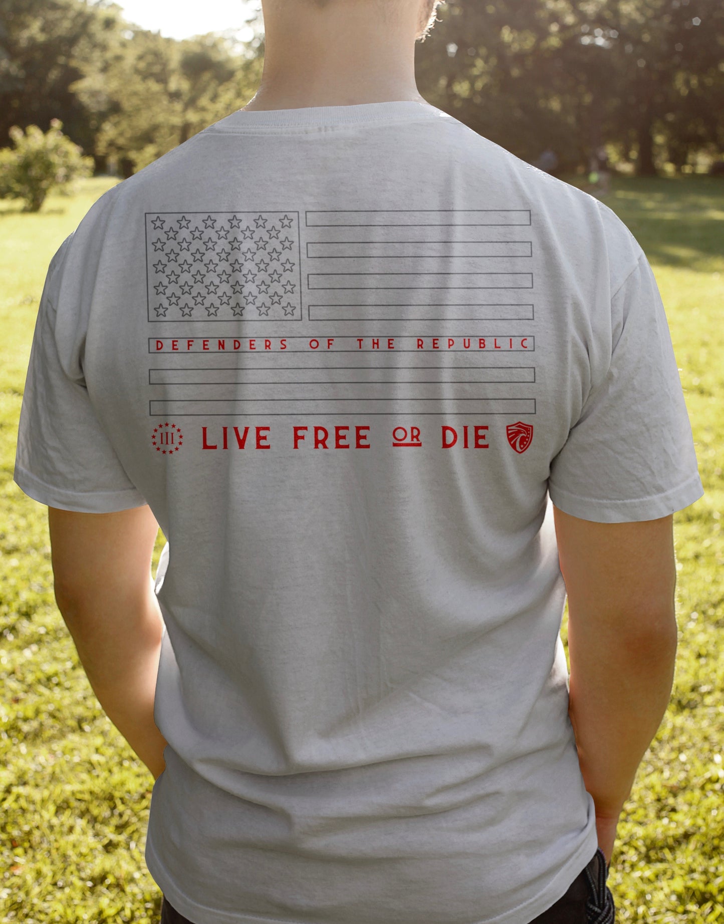 ENEMY OF OUR FREEDOM MEN'S TEE