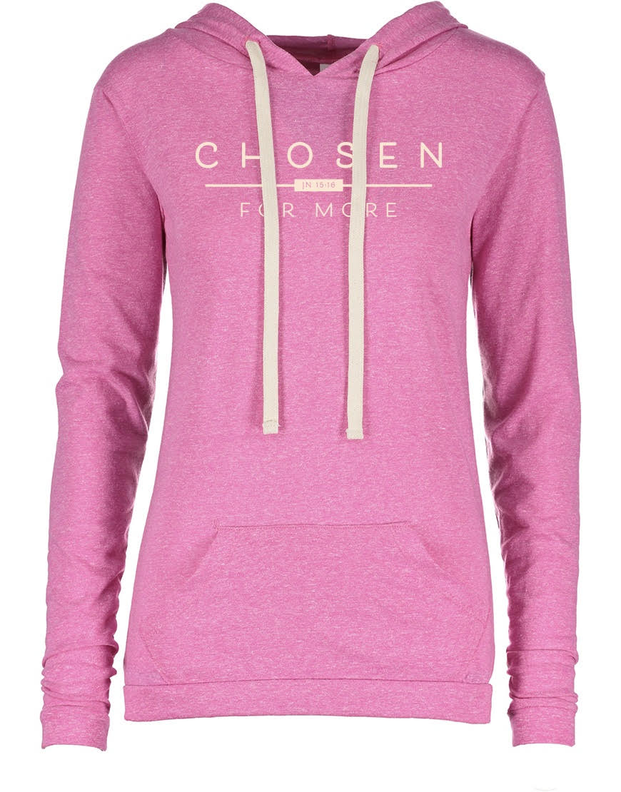 'CHOSEN FOR MORE' MELANGE LADIES HOODIE