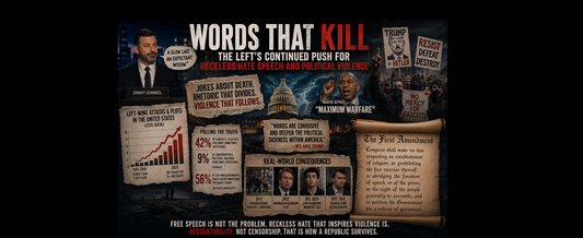 Words That Kill: The Left’s Continued Push for Reckless Hate Speech and Political Violence