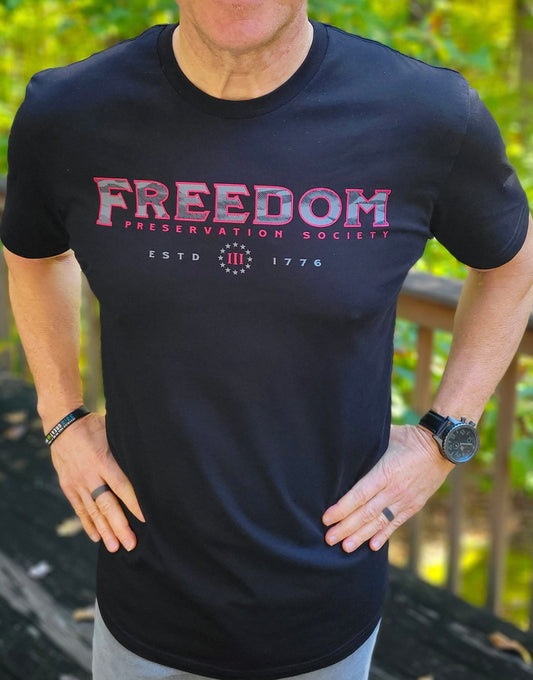 FREEDOM PRESERVATION SOCIETY TONAL CURVE TEE