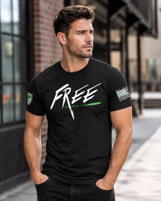 BECAUSE OF THE BRAVE MEN'S TEE