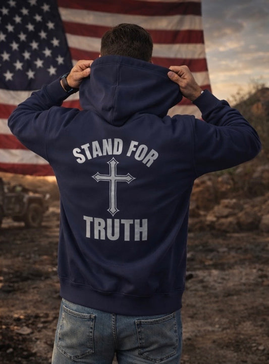 LIBERTY DEMANDS COURAGE Unisex Hooded Sweatshirt