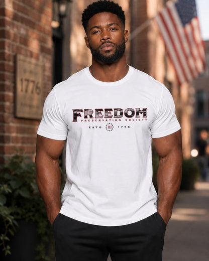 FREEDOM PRESERVATION SOCIETY TONAL CURVE TEE