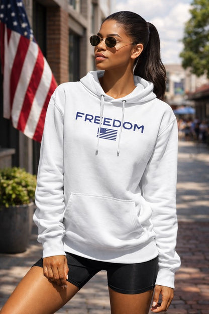 FREEDOM FLAG UNISEX HOODIE