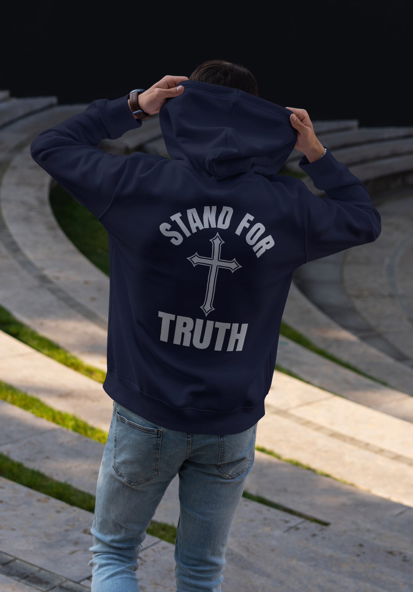 LIBERTY DEMANDS COURAGE Hooded Sweatshirt