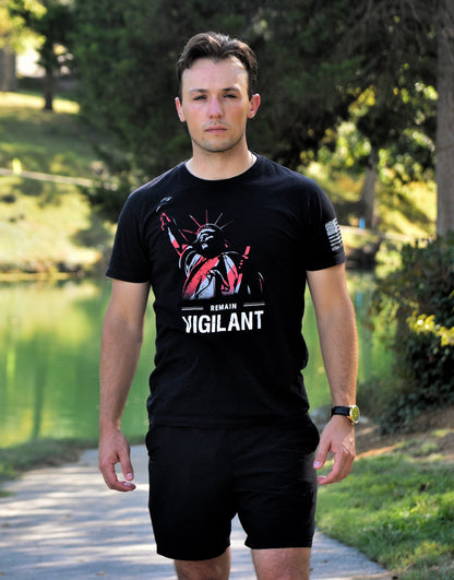 REMAIN VIGILANT MEN'S TEE