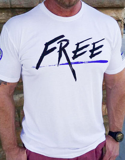 Because of the Brave White T Shirt