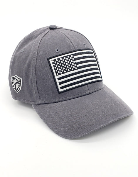 Defender Gear Low Pro Twill Embroidered Flag Patch Cap