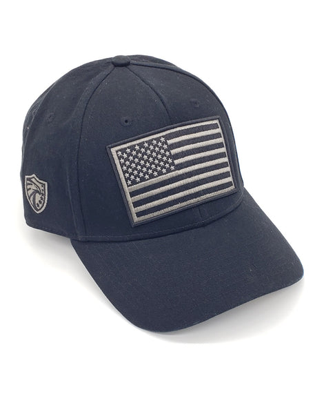 Defender Gear Low Pro Twill Embroidered Flag Patch Cap