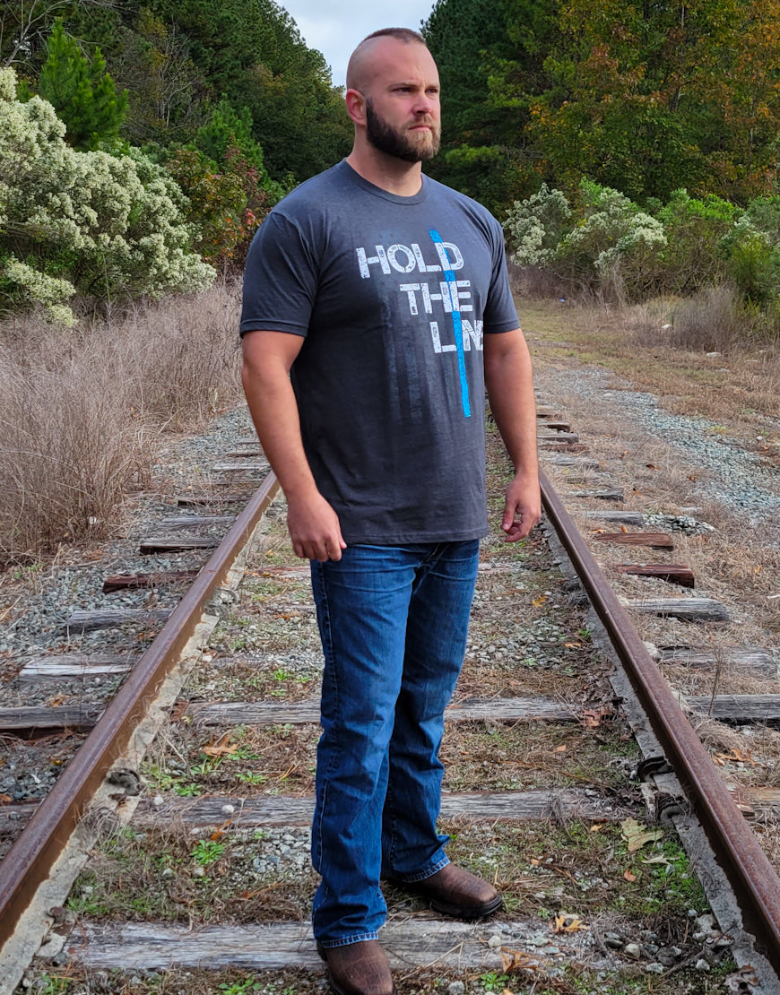 HOLD THE LINE MEN'S TEE