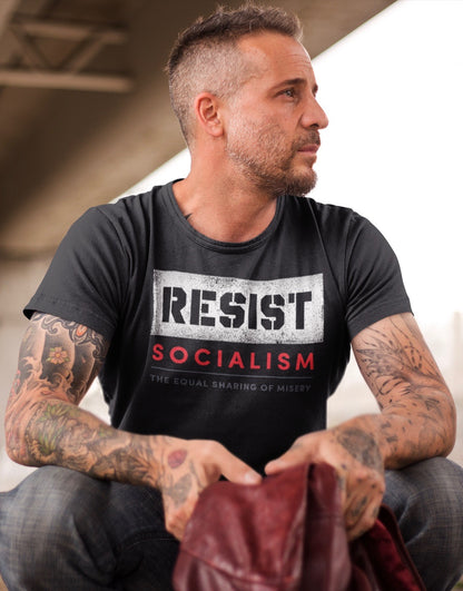RESIST SOCIALISM MEN'S TEE