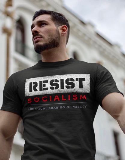RESIST SOCIALISM MEN'S TEE