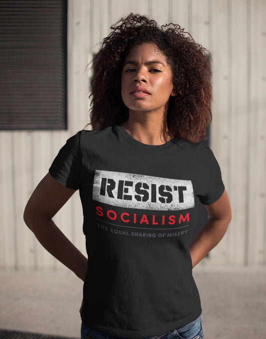 RESIST SOCIALISM LADIES TEE