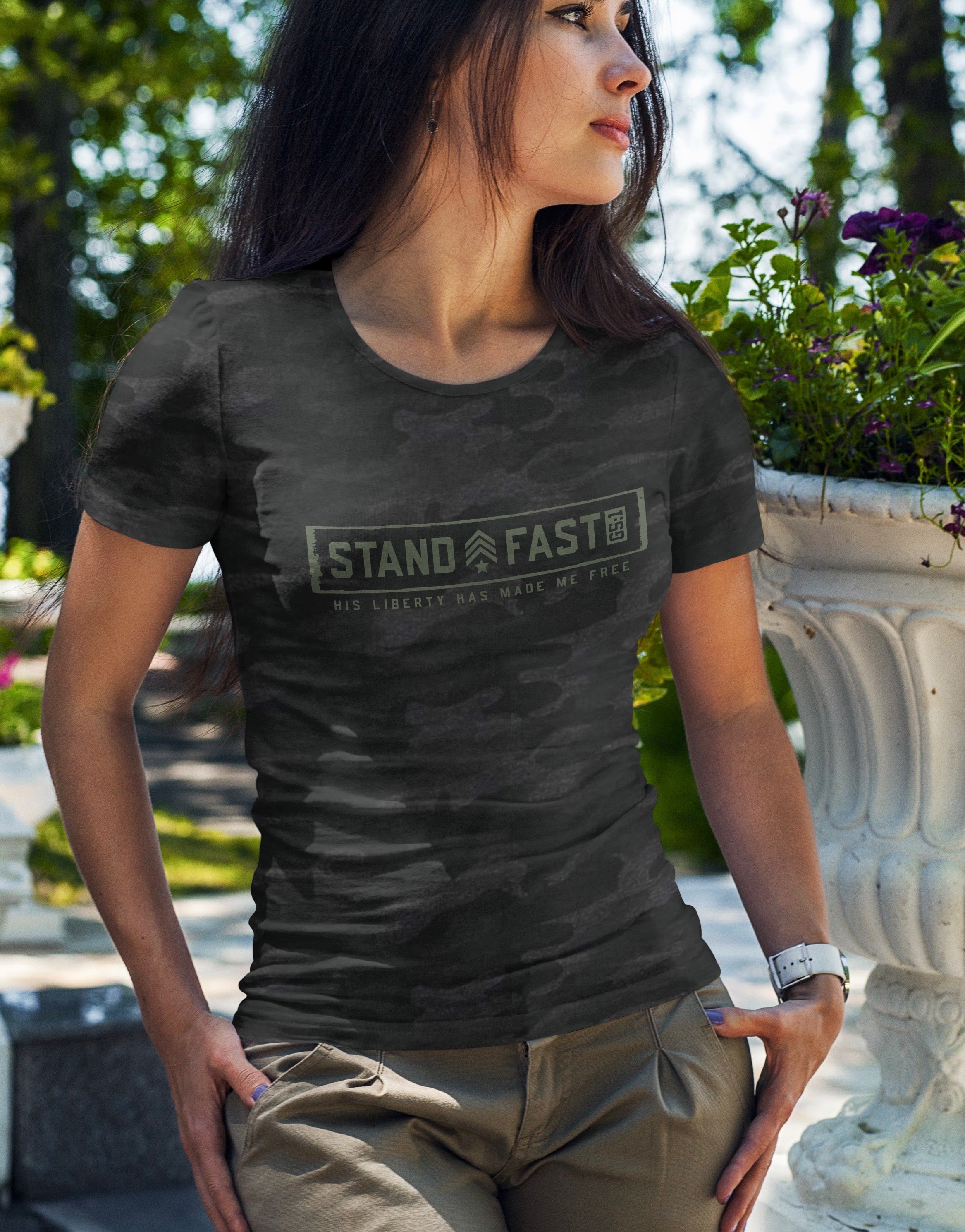 Ladies STAND FAST Jersey Tee