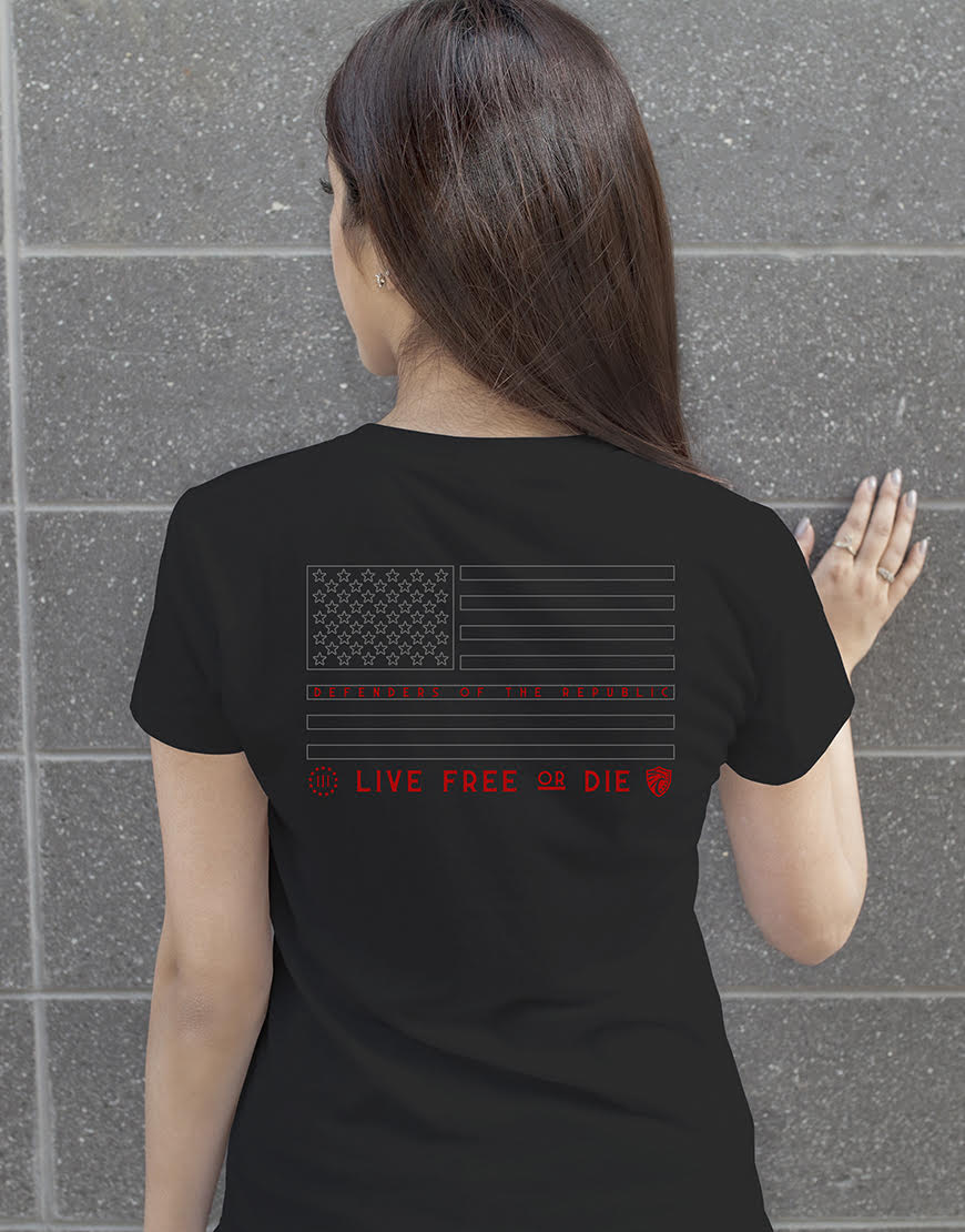 ENEMY OF OUR FREEDOM LADIES TEE