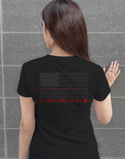 ENEMY OF OUR FREEDOM LADIES TEE